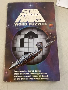 Star Wars Word Puzzles 1984 1st Printing SC Book. UNUSED. Rare Vintage - Imagen 1 de 8