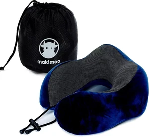 Cuscino da Viaggio in Memory Foam, Cuscino Collo con Supporto Testa a 360 Gradi, Comodo - Foto 1 di 7