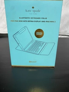 Kate Spade New York Bluetooth Keyboard Folio iPad Mini With Retina And iPad 3 - Picture 1 of 9