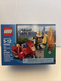 LEGO CITY: Fire Motorcycle (60000) - 100% Complete w/instructions