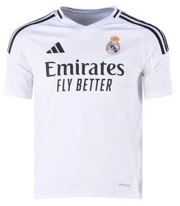 ADIDAS Youth Real Madrid Home 2024/25 Home Soccer Jersey NWT - Picture 1 of 9