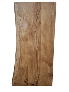 1x Buche gestockt gerissen 115,2x63/53 cm Bohle Brett Baumkante Waschtisch geölt - Bild 1 von 22