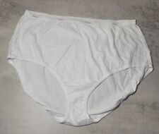 Womens Hanes Briefs Underwear Panties Panty White Comfort Cotton High Waist 11