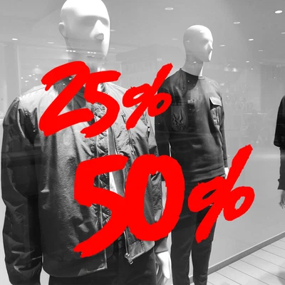 DREIACHTEINS MEDIA Aufkleber Folie "SALE Prozente" Werbung Schaufenster Beschriftung NEU #8011