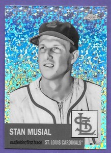 STAN MUSIAL 2022 Topps Chrome Platinum Anniversary B&W DIAMOND REF CARDINALS