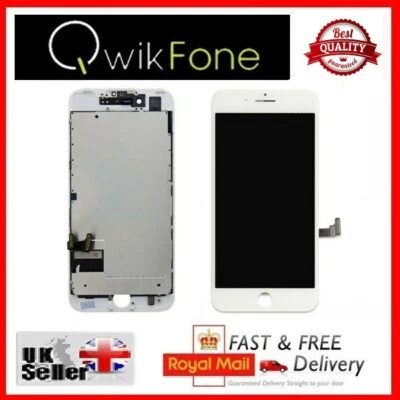 QWIKFONE For Apple iPhone 7 A1660 A1778 A1779 A1780 LCD White Premium Replacement