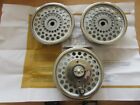V good vintage Hardy Marquis 8/9 multiplier trout fly fishing reel & 2 spools