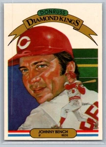 Donruss Diamond Kings Johnny Bench 1982 #22 - Foto 1 di 2