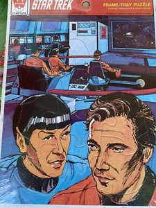 Vintage 1978 Star Trek Frame Tray Puzzle Whitman Z4542-1 - Picture 1 of 1