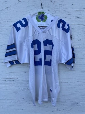 Camiseta deportiva vintage Wilson NFL Dallas Cowboys Emmitt Smith #22 juvenil grande Foto 1 de 4