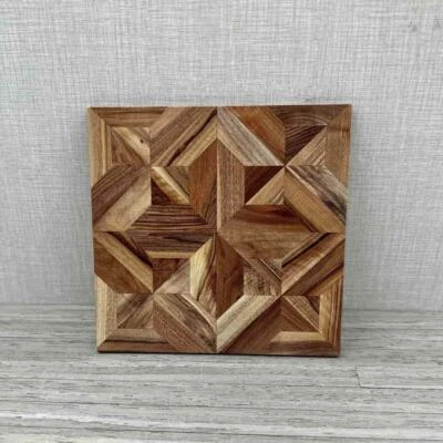 MINIATURE DOLLHOUSE 1:12 or 1:6 SCALE WOOD TILE PARQUET FLOORING - PaG2