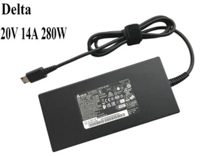 Genuine Delta 20V 14A 280W ADP-280EB D AC Adapter Charger USB Tip Power Supply - Picture 1 of 7