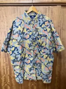 WU WEAR short-sleeved shirt size XL multicolor from Japan - Picture 1 of 7
