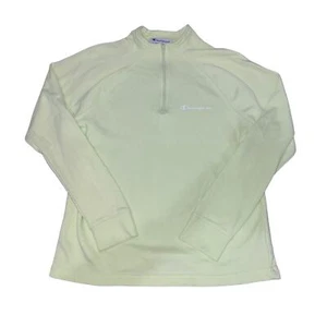 Champion Damen Medium hellgrün Viertelreißverschluss hochgeschlossen Langarm Sweatshirt - Bild 1 von 4