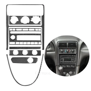 7pcs For Ford Mustang 2001-04 Carbon Fiber Center Console Interior Trim Set - Bild 1 von 14
