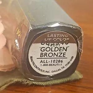 BeautiControl GOLDEN BRONZE FROST Lasting Lip Color Lipstick HTF SEALED Mult Avl - Picture 1 of 7