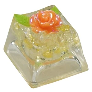 Camellias Keycaps Resins Flower Pattern OEM Keycaps for Mechanical Keyboards - Picture 1 of 13