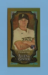 2024 Topps Allen & Ginter Chrome Mini Gold #36 Quinn Priester RC 03/50 - Picture 1 of 2