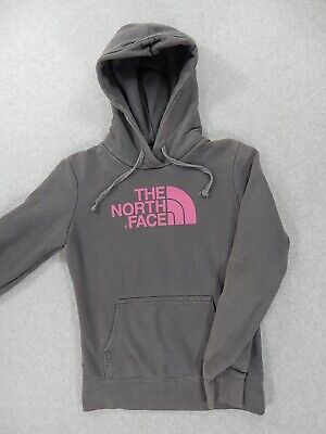 The North Face Half Dome Hoodie Sweatshirt (Womens XS) Gray/Pink • 24.99€