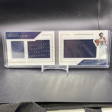 2016-17 Preferred Deyonta Davis Rookie Playbook Patch /99 Memphis