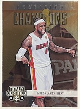 Lebron James 2015-16 Panini Totally Certified Champions /199 #8 Heat