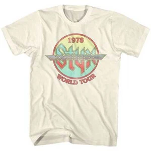 Styx 1978 World Tour Men's T Shirt Rock Music Live Concert Merch - Picture 1 of 3
