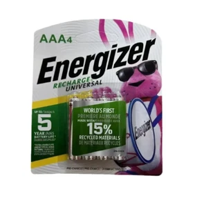 Energizer Power Plus AAA 800mAh Rechargeable Batteries 1.2v Battery Pack of 4 - Picture 1 of 2