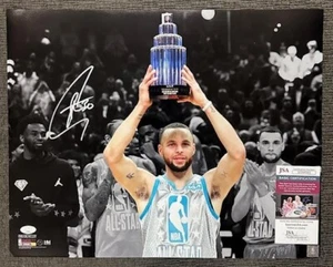 STEPHEN CURRY SIGNED AUTO 16X20 ALL-STAR PHOTO JSA AT89501 GOLDEN STATE WARRIORS - Picture 1 of 1