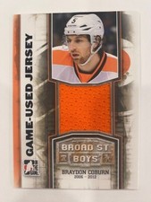 11/12 ITG In The Game Broad Street Boys Game Used Jersey - Braydon Coburn M13