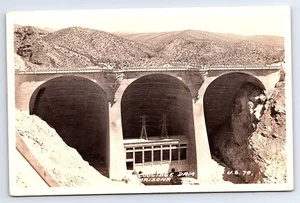 Coolidge Dam Arizona Real Photo Postcard B653 - Picture 1 of 2