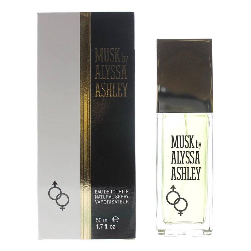 Alyssa Ashley Musk Eau de Toilette 50ml Spray Unisex - NEW. EDT