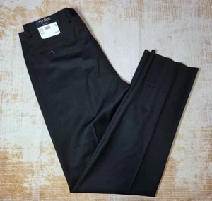 Jos A Bank Signature Dress Pants Mens 38R Black Wool Business Wear Office - Picture 1 of 9
