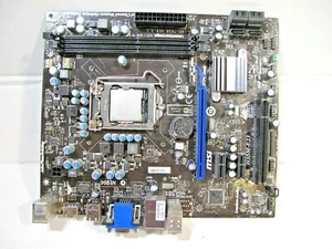 MSI H55M-E23 MS-7636 VER 3.1 SOCKET 1156 HDMI MOTHERBOARD +I3-550 CPU - Picture 1 of 2
