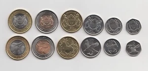 BOTSWANA: Set completo di monete 6 tagli tutti nuovi di zecca - 2013 - 2022 serie - Foto 1 di 1