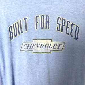 Chevrolet Built For Speed TNT Mens XL Blue Short Sleeves Pullover T Shirt - Picture 1 of 4