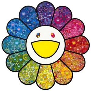 Takashi Murakami silk screen A Flower Sparkles! Limited edition 300 Signed - Picture 1 of 3