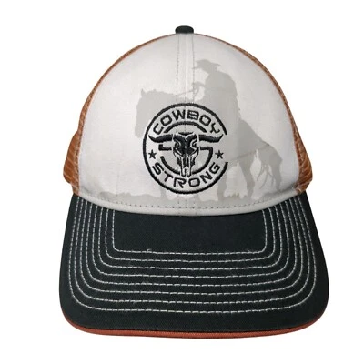 Sombrero de camionero de malla con espalda a presión fuerte de vaquero talla única Buck Wear Foto 1 de 4