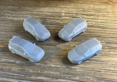 N SCALE 1:160 HATCHBACK CAR MOTOR VEHICLES (4pk) - Image 1 of 4