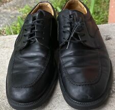 Croft and Barrow Made in Italy Men's Size 10 Black Eclipse Leather Shoes