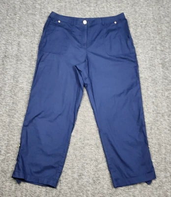 Hearts of Palm Pants Womans 14 Capri Convertible Performance Stretch Coastal - Image 1 of 4