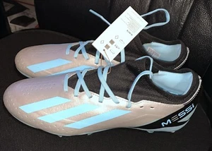Adidas X Crazyfast Messi.3 FG Soccer Cleats IE4078 SILVER/BLUE Men’s Size 10.5 - Picture 1 of 7