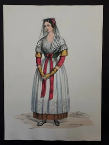 G.G. Gorlich Costumi Popolari Italiani - Lazio Costume di Albano - Foto 1 di 1