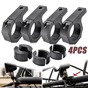 4x Mount Bracket LED Light Bar Clamp Roof Roll Cage 1" 1.5" 1.75" 2"Tube Offroad - Bild 1 von 12