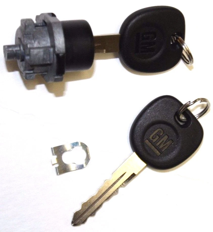 Chevy Astro GMC Safari Van 96-05 OEM Manual Rear Door Lock Key Cylinder 2 Keys - Image 1 of 4