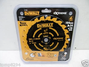 DEWALT DT1669 184MM X 16MM BORE 24T TCT SAW BLADE FOR DCS365 MITRE SAW - Picture 1 of 1