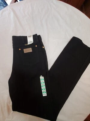 Vintage Wrangler Men's 36x38 Slim Black Jeans 936WBK Cowboy B15 - Image 1 of 4