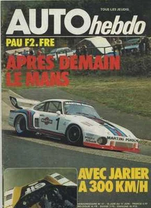 AUTO HEBDO n°17 10/06/1976 24H du MANS INDY 500 GP MONACO - Foto 1 di 1