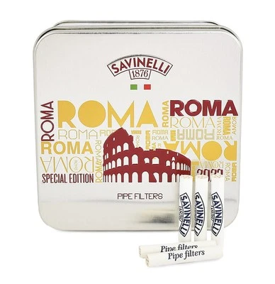 Savinelli Aktivkohle 6mm Pfeifenfilter - 100er Set, Italienische Qualität - Bild 1 von 3