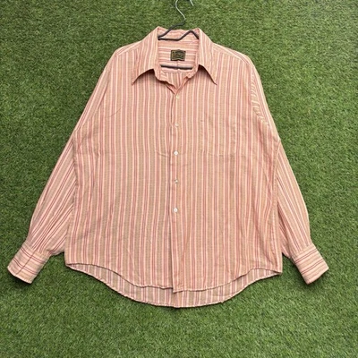 Vintage Comfort Perma Press Shirt Mens XL Short Sleeve Nylon 70s Button Up Thin - Image 1 of 4