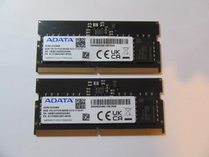 16GB (2x 8GB) Adata 1Rx16 PC5-5600B-SC0, DDR5 Laptop Ram  # A01V56WC81W1 # 413 - Picture 1 of 4